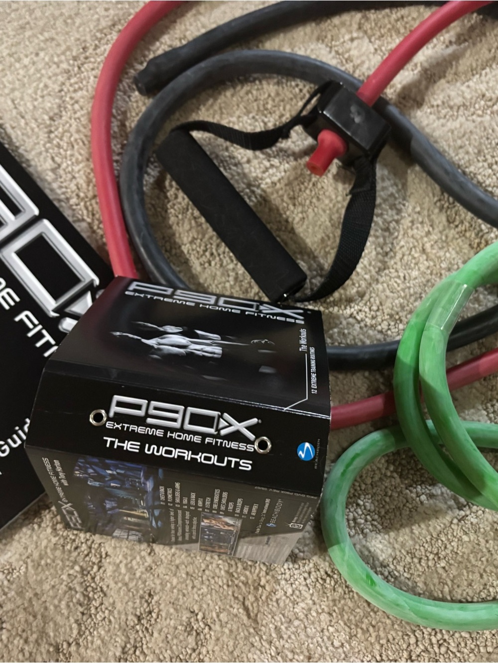 Beachbody P90X Home Fitness DVD Set - resistance bands ALL NEW, never used